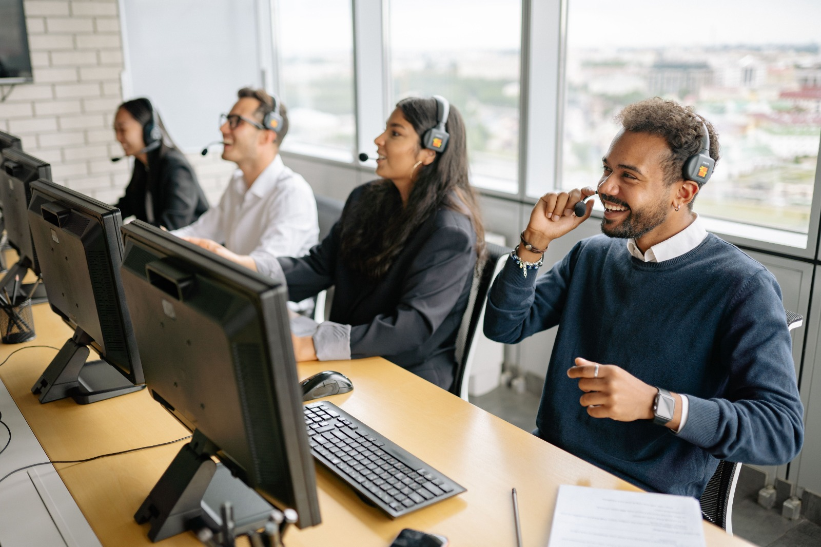 Het Fidelis Sales team aan het werk